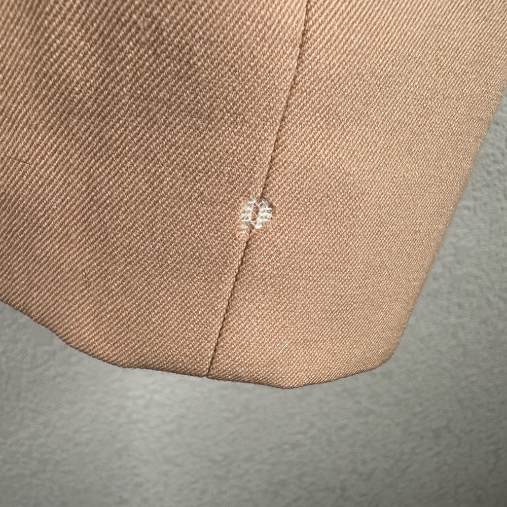 Christian Dior Tan Vintage 100% Wool 2 pc. Blazer & Skirt Suit Set Size 8 - Picture 11 of 14